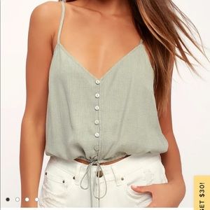 Lulus crop tank top